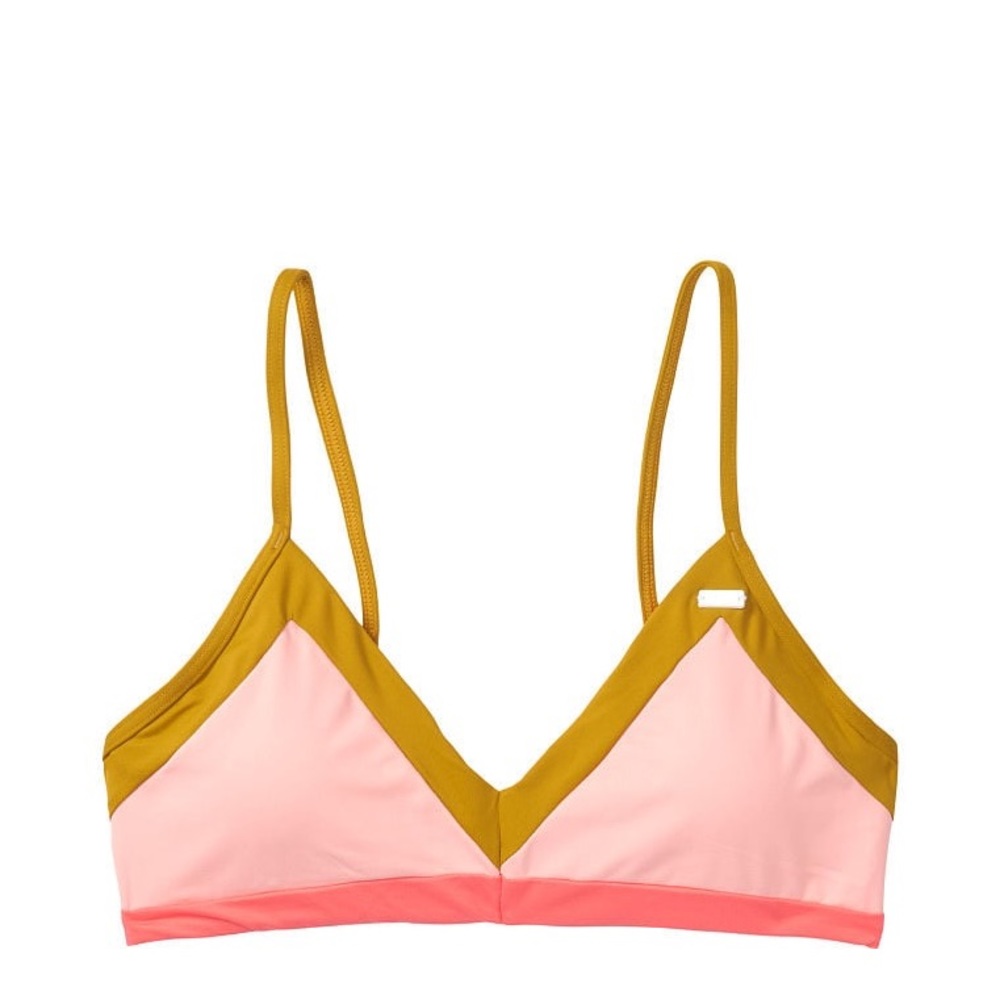 Roxy Bonus Babe athletic triangle swim Top